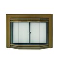 Fireplace Glass Doors Gavin Small Heritage Brass GV-7000HE